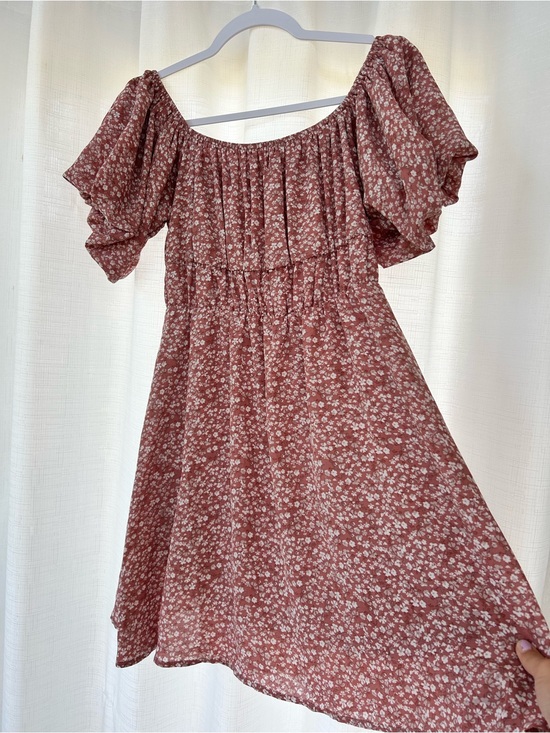 Altar'd State Dresses & Skirts - Altar'd State Dusty Rose Off-Shoulder Dress